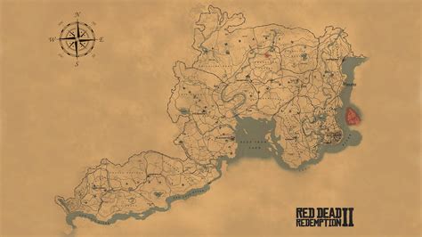 red dead redemption 2 map|World Map .